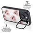Bouffants and Broken Hearts Winking Hearts iPhone 15 Kickstand Case